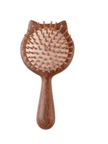1 Peça Pente Vintage com Almofada de Ar, Material de Sândalo, Pente Esculpido em 3D com Espelho de Maquiagem Portátil, Design de Almofada de Ar para Massagem Confortável do Couro Cabeludo, Pente Desembaraçante e Modelador para Casa e Viagem, Espelho de Maquiagem Adequado para Uso Doméstico, Presente para Amigos e Família - Castanho - Visão 8