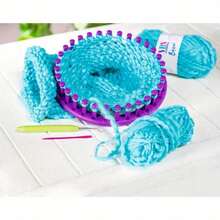 1/4PCS Round Knitting Machine Set - Plastic Knitting Machine Craft Kit, Hat Scarf Sweater Knitting Yarn Tools, Convenient For Beginners, Used For Shawls, Socks, Scarf Knitting Tools, Crochet Knitting, Yarn Crafts And DIY Handmade - One Size - View 10