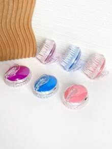 1PC Silicone Shampoo Brush, Scalp Massager And Hair Cleaning Brush For Shower And Bath, Head Body Relaxation Massage Comb, For Home Use And Daily Hair Care - Multicolor - View 2