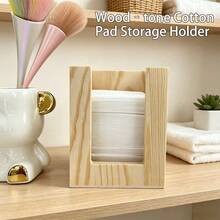 Nail Art Tool Cotton Pad Storage Box, Wooden Pull-Out Box, Memo Box, Personalized Desktop Storage Box - Multicolor - View 2