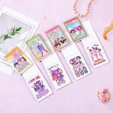 KPop Demon Hunters Lumi Mini Dot Grid Notebooks, Hunters Themed Student Stationery, Thick Bleed-Proof Inner Pages, High-Quality Student Supplies, Suitable For Birthday Gifts, Back To School Supplies, Journaling, Scrapbooking And Creative Projects, No Display Box Included, Random Pattern Style, Slight Color Difference Is Normal - Multicolor - View 7