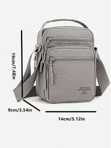 New Versatile Multi-Pocket Men's Shoulder Crossbody Bag - Multicolor - View 3