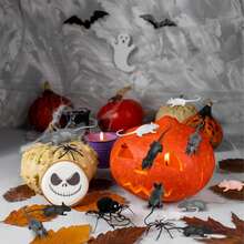 2/4/6/10pcs Mini Fake Mouse, Halloween Realistic Mice Prank Plastic Mice Toys | Small Fake Rats For April Fools Day Tricks Party Supplies - Multicolor - View 4