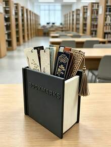 Pembatas Buku dan Pengatur Meja Cetak 3D, Pembatas Buku Berbentuk Buku Klasik, Cocok untuk Hadiah Natal, Ulang Tahun, Guru, Terbuat dari Plastik yang Dicat dengan Rak Penyimpanan, Cocok untuk Dekorasi Meja Belajar, Dekorasi Kantor, Hadiah untuk Pecinta Buku - MultiWarna - View 7