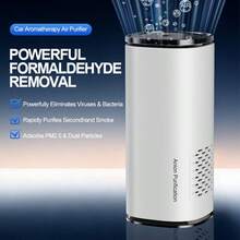 Smart Air Purifier, Home Use, Living Room Bedroom, Dust, Pet Odor, Small Desktop Purifier, Bedroom Car - Multicolor - View 6