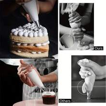 126pcs Cake Decorating Tools, Includes 100pcs 12-Inch Thickened Transparent Piping Bags, 24pcs Piping Tips, 2pcs Couplers And Other Piping Tools, Suitable For Home Baking, Buttercream DIY - View 11