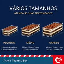 1 Set Perlengkapan Membuat Tiramisu dengan Spatula Kecil, Perlengkapan dan Peralatan Memanggang Penting di Dapur, Cetakan Kue Akrilik yang Dapat Dilepas, Wadah Kue yang Mudah Digunakan, Cocok untuk Penggunaan di Rumah, Acara Kumpul-kumpul, Pesta, Toko Kue, dan Warung Makan. - View 6