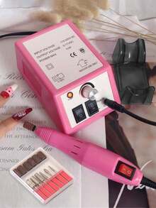 DianaBeauty 20000rpm Electric Nail Drill Kit With File, Mill, Polishing Tools For Home Salon, Beautiful Gift - Pink - View 11