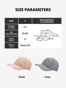 CAMEL CROWN Women & Men Baseball Cap, New Summer Sun Protection Sports Tennis Hat, Face-Slimming Visor Sun Hat - Grey - View 7
