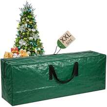 Waterproof Storage Bag For 240 Cm Tall Artificial Christmas Trees – This Robust And Durable Storage Bag For Christmas Trees Is Equipped With A Zipper And Sturdy Carrying Handles. - Green - View 8