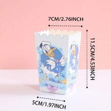 6pcs/12pcs/24pcs Anime Cartoon Theme Party Candy Boxes, Theme Party Gift Boxes, Candy And Cookie Boxes, Party Gift Bags, Party Gift Boxes, Suitable For Birthday Party, Candy And Popcorn Box Decoration, Applicable For Back To School Season Party, Holiday Essential Party Supplies - Multicolor - View 3
