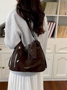 Large Capacity Korean Style Backpack New Crossbody Bag Fashion Versatile Commuter Shoulder Tote Bag - Multicolor - View 5