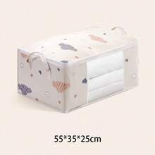 Túi đựng búp bê cho trẻ em, thiết kế vải gấp gọn dung tích lớn có cửa sổ trong suốt, giỏ đựng quần áo và chăn cho bé, túi đựng đồ mẹ và bé cầm tay dùng cho tủ quần áo gia đình - Nhiều màu - Xem 9