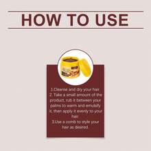 Batanaba Wave Styling Hair Wax Scalp Care Cream Deep Nourishing Repairing Styling Dreadlocks Braids Hair Styling Hair Care Pomade - Hair Wax 1 Jar - View 11