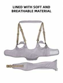 Adjustable Baby Walking Harness Breathable Mesh Detachable Toddler Walking Assistant Anti-Fall Infant Stand Up Walker Belt For 7-24 Months Baby - Light Grey - View 7