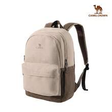 CAMEL CROWN Foldable Large Capacity Travel Bag Backpack, Short Trip Fitness Storage Bag - Khaki - View 9