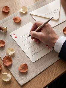 Personalized Floral Custom Playing Cards Set (54 Cards) With Metal Gift Box, Custom Name & Date Souvenir, Wedding Guest Book Alternative And Reception Party Game, Fun Family Tabletop Entertainment, Ideal Anniversary Gift For Newlyweds, Friends And Family - Multicolor 3 - View 5