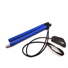 1PC Multifunctional Pilates Bar Kit With Foot Loops, Portable Pilates Stick Exercise Bar With Resistance Bands, Home Gym Workout Equipment For Full‑Body Body Shaping, Arms Legs Hips Core Training - Leg Pilates Bar - View 11