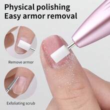 Rechargeable Electric Nail File, Professional Portable Acrylic, Gel Nail And Polishing Nail File, Wireless Design, Perfect Gift For Women, Battery Capacity: 300mAh - Multicolor - View 5