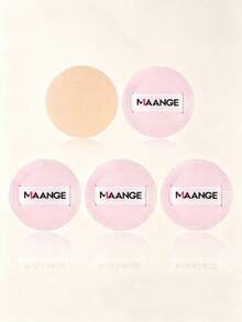 MAANGE 5/10pcs Professional Makeup Sponges, Dual-Use Dry & Wet, Portable Makeup Powder Puffs, Essential Travel Makeup Accessories, Suitable For Liquid Cosmetics, Makeup Tools For Home Or Outdoor Use, Gift For Girls. - Pink - View 5