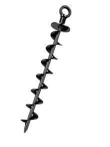 New Heavy-Duty Garden Auger Spiral Drill Bit, Upgraded Design For Efficient Soil Drilling & Excavation, Metal Construction, Ideal For Digging Holes In Gardens, Auger Drill Bit For Planting - Black - View 9