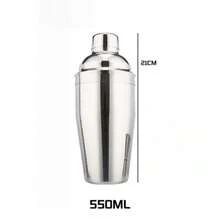 Thickened Stainless Steel Iced Tea Cup, Home Use Hand-Shaken Sealed Mixing Cup For Meal Replacement Milkshake, Juice, Fruit Powder, Cold Drinks, Lemon Tea, Beverage Mixing Cup - Multicolor - View 4