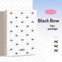 Buku Catatan Lembar Lepas Motif Polkadot dan Pita Ukuran A5/B5 (60 Lembar/120 Halaman) Buku Catatan Gaya Estetik Tinggi untuk Siswi SMP, Perlengkapan Penting untuk Kembali ke Sekolah, Scrapbooking dan Kolase - A5 - View 10
