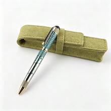 Metal Ballpoint Pen Set Vintage Green Pattern Metal Rollerball Pen With Pen Pouch Business Office Writing Gift Pen For Men Women - 1350 - View 10