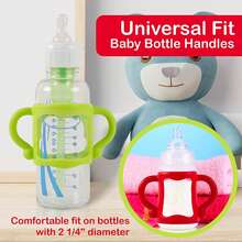 1pc Baby Training Cup Auxiliary Grip Handle, Anti-Slip Bottle Handle Accessory, Easy-To-Hold Training Tool For Infant Small Hands - Multicolor - View 3