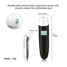 Electronic Infrared Forehead & Ear Thermometer Gun, Non-Contact Digital Body Temperature Meter For Children And Adults - White - View 8