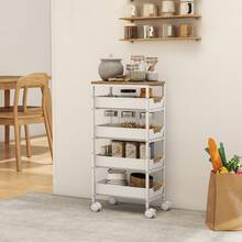 Storage Island & Carts - Multicolor - View 4