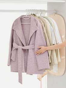 Hanging Clothes Dust-Proof Compression Board, Designed For Down Jackets, Coats And Sweaters, Space-Saving Closet Organizer, Home Essential - Multicolor - View 2