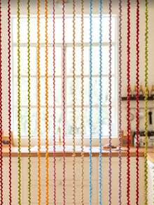 1/2pcs Spiral Twisted Design Decorative Door Curtain Room Divider Curtain For Living Room, Bedroom, Kitchen - 1PC - View 7