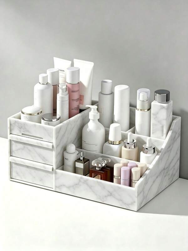 Cosmetic Storage Box, Office Desk Stationery Organizer, Drawer Storage Rack