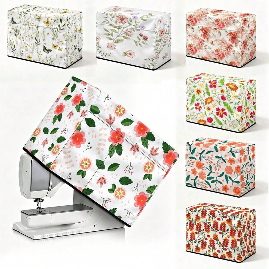 1pc Home Sewing Machine Protective Cover, Universal Sewing Machine Dust Cover, Exquisite Decorative Cover - Full Coverage - View 1