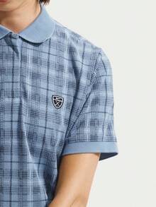 Nike Kemeja Polo Rajut Lengan Pendek Kotak-kotak Wanita AS W NK DF FF TIO0351-486 - Dusty Blue - View 4