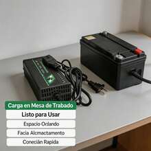 Scooter Batteries & Battery Chargers - Black - View 7