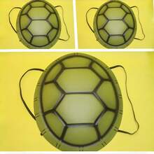 5pcs/Halloween Party Props Costume, Soft Material Wearable Turtle Shell With Adjustable Elastic Strap, Suitable For Carnival, Theme Party, Photo Backdrop Halloween Cosplay Costume Accessories - Green - View 11