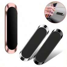 1pc Car Phone Holder, Multi-Function Zinc Alloy Slouchy Anti-Slip Bracket For Dashboard And Center Console - Multicolor - View 4