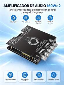 2.1 Channel TDA7498E Digital Amplifier Module, Subwoofer Car Audio Amplifier - HT21 - View 11