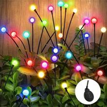 Solar Firefly Lawn Lights,8 Adjustable Twinkling Fairy Light Modes,IP Waterproof Outdoor Decor Lamp,Perfect For Garden Yard Backyard Balcony, Cafe‑Style Rooftop Walkway,Xmas Festive Decoration For Backyard Evening Gathering,Vivid Soft Glowing Effect - Solar Firefly - View 15