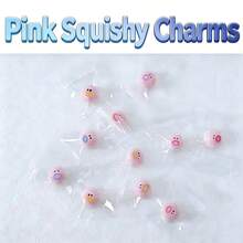 20pcs Cute Soft Squeeze Nose Pendant, Soft Bag Accessory, Transparent Stress Relief Expression Ball, Anxiety Relief Toy, Fingertip Toy, Hand Pressure Relief, Easter Toy, Squeeze Toy, Stress Relief Toy, Anxiety And Relaxation, Party Gift, Gift Bag Filler Prize, Birthday, Soft Squishy Toy - Multicolor - View 7