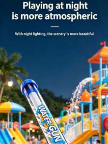 1pc Fireworks Water Gun, Swimming Pool Water Gun, Student Supplies, Garden Supplies, Beach Entertainment Supplies, Party Supplies, Swimming Pool Outdoor - B - View 4