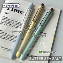 3-Piece Gift Set: Fun Fragrance Neutral Pens (0.5mm) - Creative Quick-Dry Minimalist Black Pens, Polka Dot Design, Suitable For Study And Office Use - Polka Dots - View 8