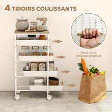Storage Island & Carts - Multicolor - View 6