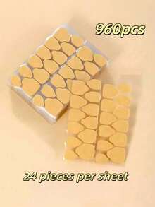 24/120/240/480pcs Side Nail Glue Stickers, Fake Nails, Breathable Transparent Adhesive, DIY, Essential, Double-Sided Strong Adhesive Stickers, Artificial Nail Fixing Stickers, Transparent Jelly Stickers, Suitable For Press-On Nails, Reusable Detachable Sticker Strips - Upgraded Version - View 12