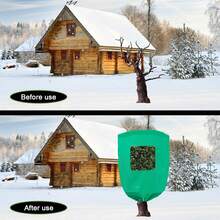 Plant Frost Protection Covers With Viewing Window Reusable Drawstring Tree Cover Winter Tree Blanket With Zipper For Plants Frost Protection Cloths Garden Outdoor Yard - Protective Cover - View 6