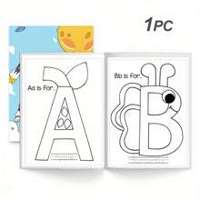 Preschool Alphabet Learning Notebooks, A-Z Letter Tracing Handwriting Practice, Coloring & Fun Pages, Animal Word Recognition, Connect The Dots, Early Writing Worksheets, Interactive Educational Activity Notebooks - Alphabet Learning Notebooks - View 15