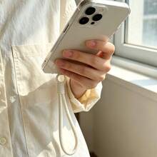 1PC Universal Phone Wrist Strap With Patch Tab, Anti‑Drop Short Hand Lanyard For Smartphone Cases - Multicolor - View 8