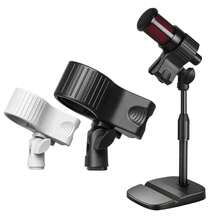 Kẹp micro lò xo điều chỉnh được đa năng với lớp lót chống trượt và đế ren cho livestream, ghi âm trên bàn máy tính - Một cỡ - Xem 1